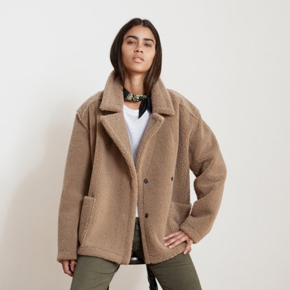 Velvet by Graham & Spencer Sherpa Oversized Jacket